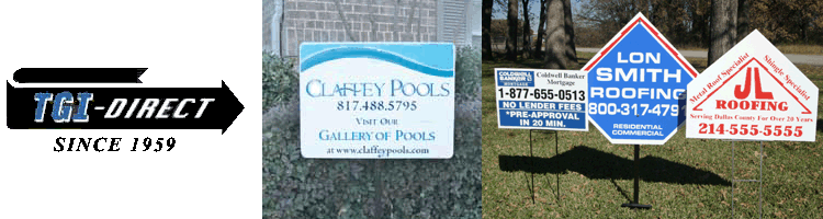 TGI Custom Yard Signs